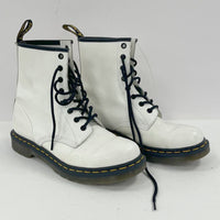 Dr. Martens 1460 Smooth Leather Combat Boots Women's Size 9 White