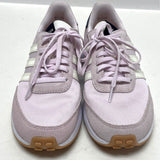 Adidas Pink & White Textile Sneakers Women’s Sz 7