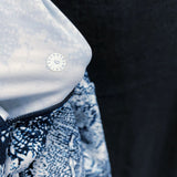 Wmns LULULEMON Blue & White Pattern Speed On Tight Full on Luxtreme Leggings 6