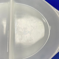 Vintage Pyrex Snowflake 1.5 QT Divided Dish w Lid