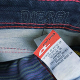 Mens Y2k DIESEL INDUSTRY 100% Cotton Blue Denim Jeans Sz 30