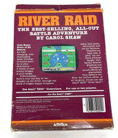 River Raid for Atari 5200 Cartridge with Manual, 2x Overlays, & Box-Untested