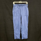 Wmns LULULEMON Blue Beyond The Studio Crop Athletic Pants Sz 6