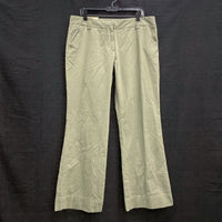 NWT Wmns STEVE & BARRY'S 100% Cotton Light Green Classic Chino Dress Pants Sz 14