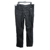 NWT Mens EDDIE BAUER Black Fleece Lined Rainer Outdoor Pants Sz 38x32 MSRP$89.99