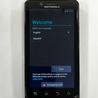 Motorola Droid Bionic XT875 16GB Black Verizon Phone Reset - TESTED