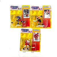 Vntg NHL Starting Lineup Action Figures (Tom Barraso, Pavel Bure, Jaromir Joar)