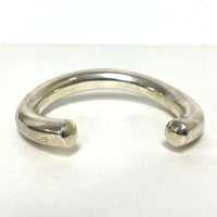 Sterling Silver Wavy Style Cuff Bangle, 20.49g