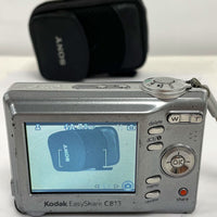 Kodak EasyShare C813 Zoom Digital Camera 8.2MP 3x 36-108mm Lens - TESTED