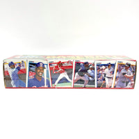 Fleer 1990 10th Anniversary Ed. MLB Baseball Logo Stickers and Trading Cards Box