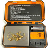 14K Yellow Gold 18" CZ Birthstone Ring Charm Necklace w Bead Spacers, 2.84g