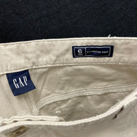 NWT Wmns GAP 100% Cotton Khaki Tan Beige Canvas Carpenter Pants Sz 6P MSRP$79.95