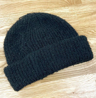 NWT Unisex TIMBERLAND Black Knit Winter Beanie Hat MSRP$45