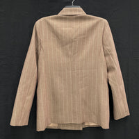 NWT Wmns ANTHROPOLOGIE Brown Double Breasted Blazer Jacket Sz S MSRP$158
