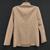 NWT Wmns ANTHROPOLOGIE Brown Double Breasted Blazer Jacket Sz S MSRP$158