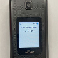 ANS F30 4G LYE Feature Flip Phone 8GB Reset in Box - TESTED