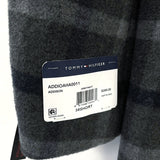 NWT Mens TOMMY HILFIGER Wool Blend Gray & Blue Gingham Coat Sz 38 Short MSRP$395