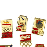 13pc VNTG Coca-Cola 1992 Barcelona Olympic Pins