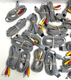 35pc Nintendo Wii OEM AV Cable Lot - untested