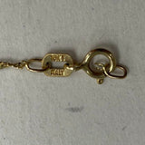 10K Yellow Gold 0.6mm Singapore Chain 19" Necklace for Scrap - 1.19g