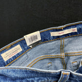 NWT Wmns LEVI'S Blue Premium Denim High Rise Wedgie Tapered Jeans Sz 27 MSRP$98