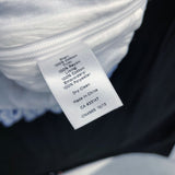 NWT Wmns TALBOTS Blue White Striped Floral Short Sleeve Eyelet Top Sz 6 MSRP$119