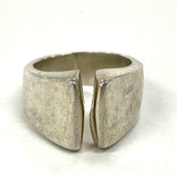 Mexico 925 Sterling Tapered Band Ring Size 5, 11.43g