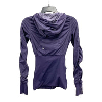 Wmns LULULEMON Purple Dance Studio Jacket Reversible Hoodie Sweater Sz 2