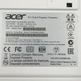 ACER P1173 DLP Projector - TESTED