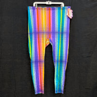 NWT Wmns YITTY Rainbow Pattern Shaping High Waist Leggings Sz 5X MSRP$84.95