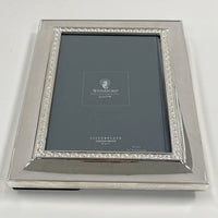 Waterford Fine Silver Gifts Silverplate 5x7 Powercourt Photo Frame