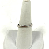 Sterling Silver Unique Quartz in Hematite Oval Stone Ring Size 8, 6.29g