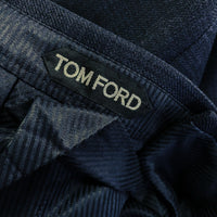 Mens TOM FORD Mohair / Wool Navy Blue Dress Pants Sz 32 (Tailored) AUTHENTICATED