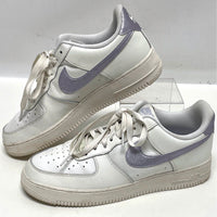 Nike Air Force 1 White & Purple Platform Sneakers Women’s Sz 10.5