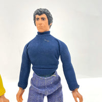 VNTG 1976 Mego Corp Starsky & Hutch 8" Posable Action Figures - Set of 2