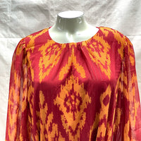 NWT Flying Tomato Women's Sz M Red Orange Long Sleeve Mini Dress