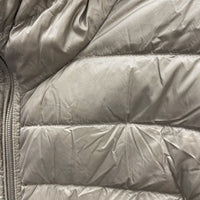 Wmns ADVENTURE Down Fill Muted Brown Hooded Packable Quilted Puffer Jacket Sz L