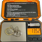 Suspicion Sterling Silver Two-Tone Marcasite Oval Pendant Necklace, 13.52g