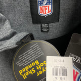 NWT Mens NFL Green Bay Packers Gray Hooded Soft Shell Jacket Sz XL MSRP$125