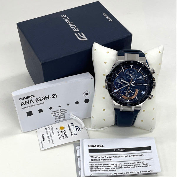 Casio Edifice EQS-920 Solar Chronograph Date Stainless Steel Men's Quartz Watch