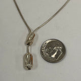 925 Sterling Silver Adjustable Y- Necklace 18 Inch