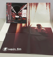 Vein.fm 'Old Data In A New Machine Vol. 1' 2022 Red w Black Smoke 45 RPM Lp NM