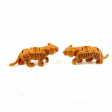 2x LEGO Saber-Toothed Tigers; Part Number bb0787c03pb01