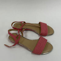 Women's Talbots Daisy Braid Sandals in Shell Coral sz 7M