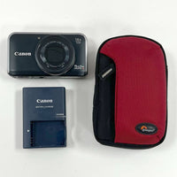 Canon PowerShot SX210 IS Black Digital Camera 14x Zoom 5.0-70.0mm Lens - TESTED