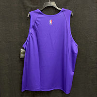 NWT Mens NIKE NBA Authentics Purple Plain Basketball Tank Jersey Sz 2X MSRP$72