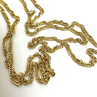 24" 14K Yellow Gold 2.15mm Singapore Chain Necklace, 5.51g