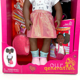 Our Generation Virginia & The First-Ever Day of School 18" Doll, Book, Extras