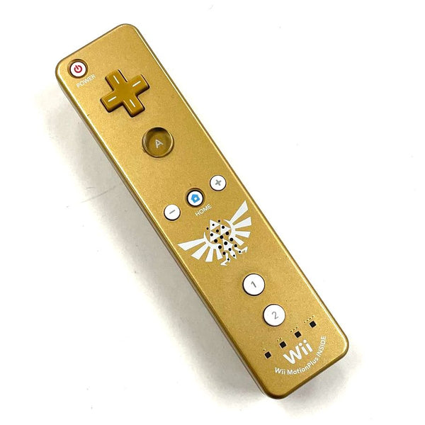 Nintendo Wii Skyward Sword Gold Wii Remote Controller - Tested