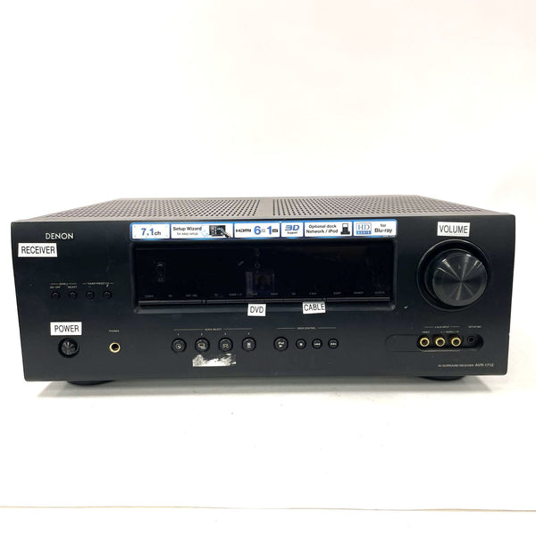 Denon 7.1 Channel AV Surround Receiver No Remote AVR-1712 - TESTED